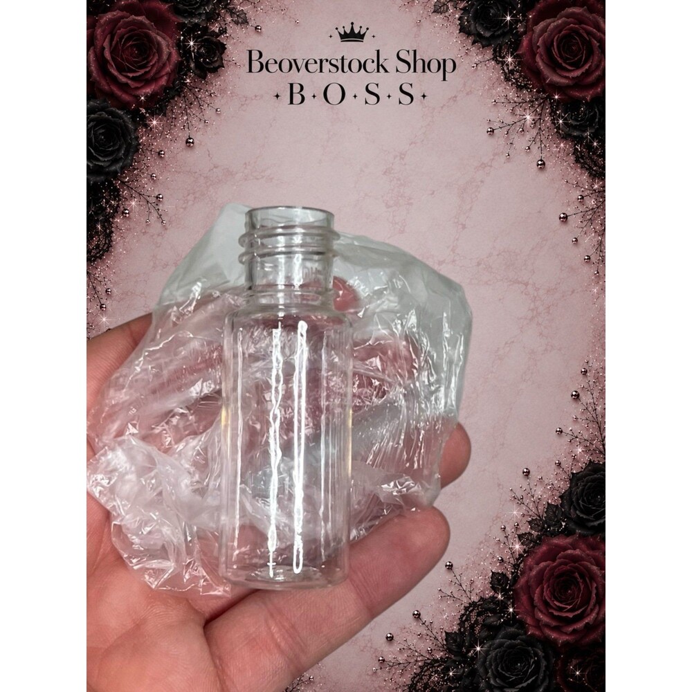 New Bulk Lot Clear Plastic Sample Bottles Vials with Silver Screw Caps – AS IS